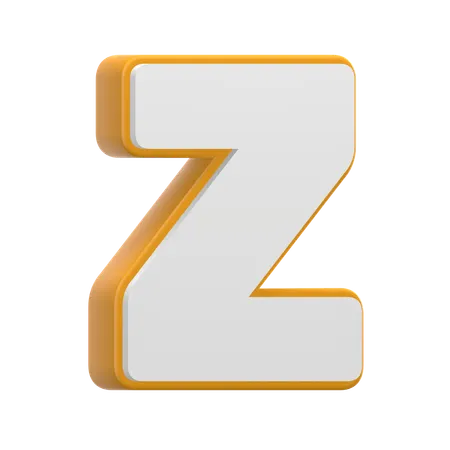 Alphabet Z  3D Icon