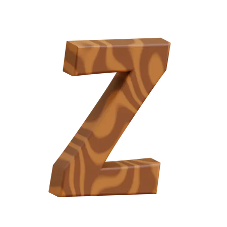 Alphabet Z  3D Icon