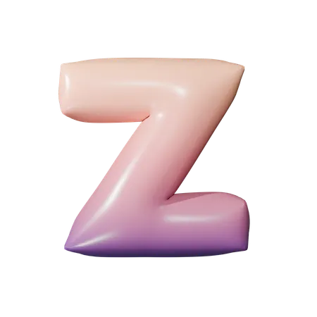 Alphabet Z  3D Icon