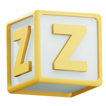 Alphabet Z  3D Icon