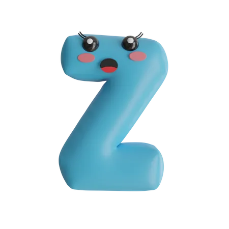 Alphabet Z  3D Icon