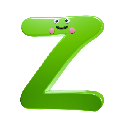 Alphabet z  3D Icon