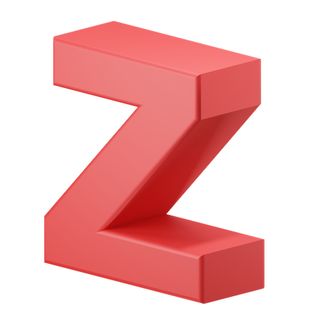 Alphabet z  3D Icon