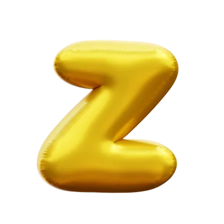 Alphabet Z  3D Icon