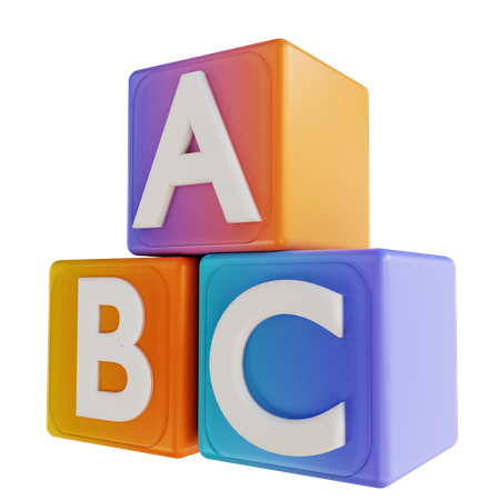 Alphabetblock  3D Icon