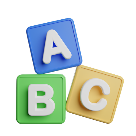 Alphabetblock  3D Icon