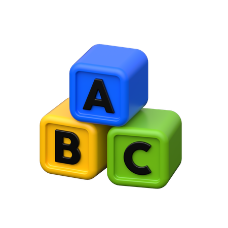 Alphabets  3D Icon