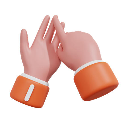 Alphabets Gesture I  3D Icon