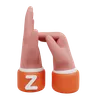 Alphabets Gesture Z