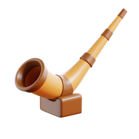 Alphorn  3D Icon