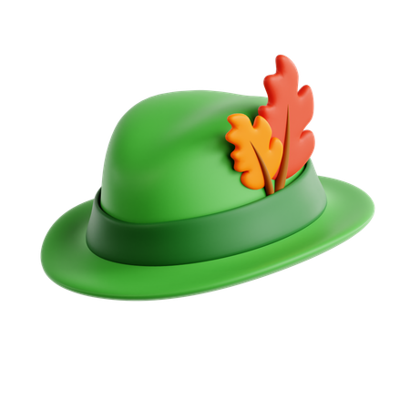 Alpine Hat  3D Icon