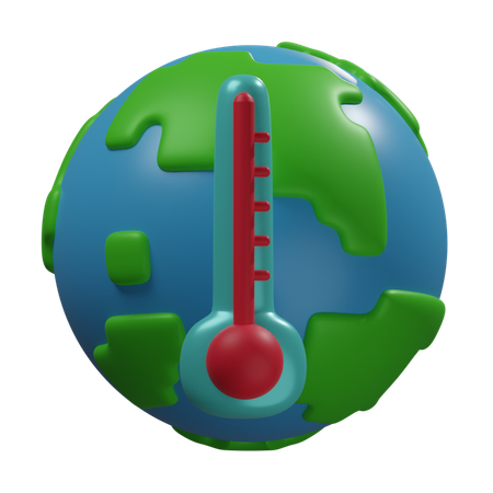 Alta temperatura  3D Icon