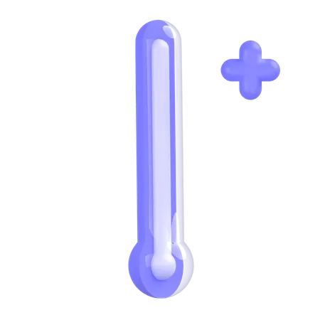 Alta temperatura  3D Icon