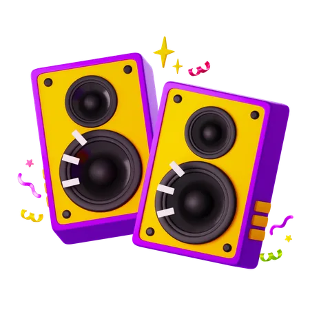 Altavoces  3D Icon