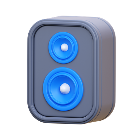 Altoparlante  3D Icon