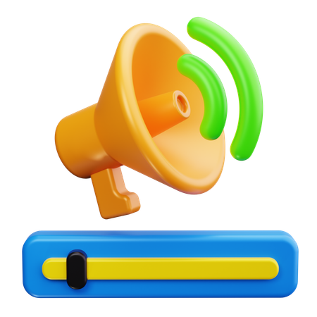 Altavoz  3D Icon