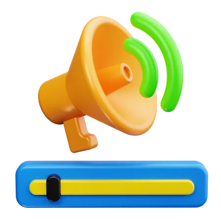 Altavoz  3D Icon