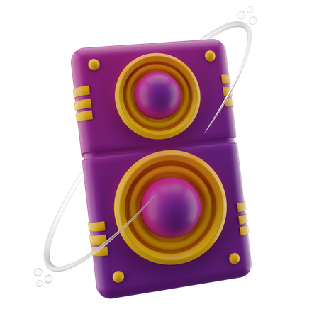 Altavoces  3D Icon