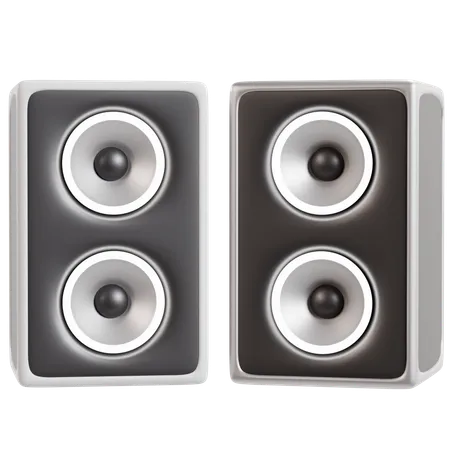 Altavoz Bluetooth inalámbrico moderno  3D Icon