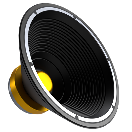 Altavoz de cono  3D Icon