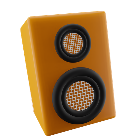 Altavoz de audio  3D Icon