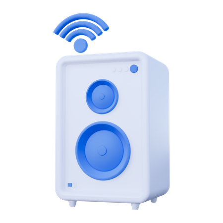 Altavoz de audio inteligente  3D Icon