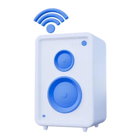 Altavoz de audio inteligente  3D Icon