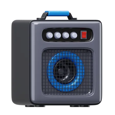 Altavoz de graves  3D Icon