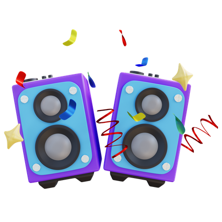 Altavoz de graves  3D Icon
