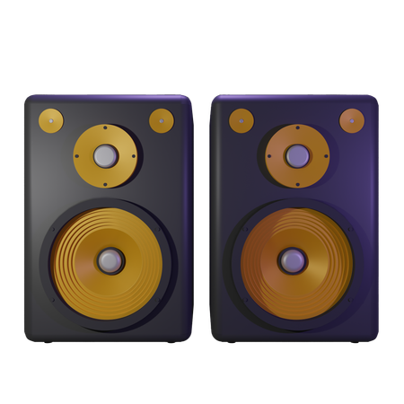 Altavoz de graves  3D Icon