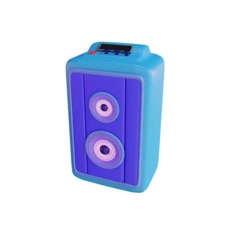 Altavoz de sonido de fiesta  3D Icon