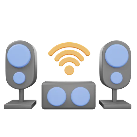 Altavoz inteligente  3D Icon