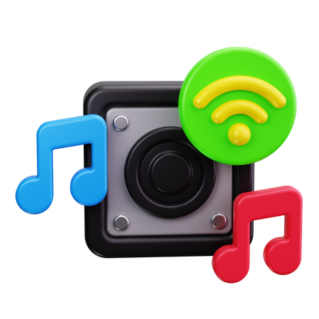 Altavoz inteligente  3D Icon