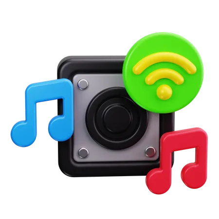 Altavoz inteligente  3D Icon