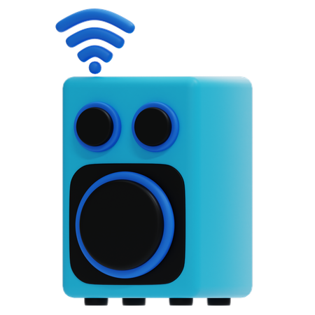 Altavoz inteligente  3D Icon