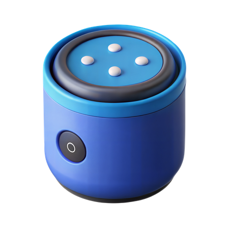 Altavoz inteligente con IA  3D Icon