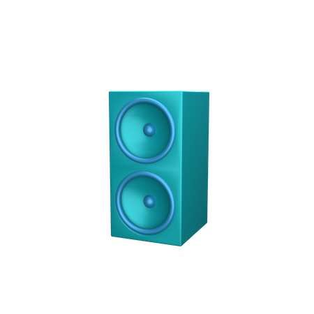 Altavoz de sonido  3D Icon