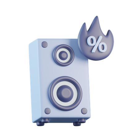 Venta caliente del altavoz de sonido  3D Icon