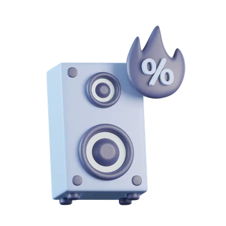 Venta caliente del altavoz de sonido  3D Icon