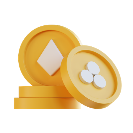 Moneda alternativa  3D Icon