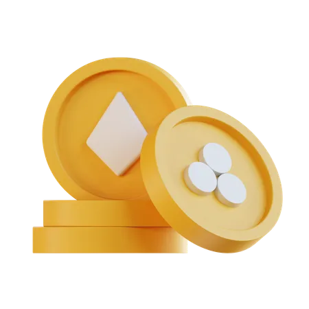 Moneda alternativa  3D Icon