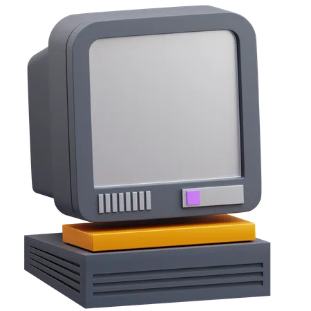 Alter Computer  3D Icon