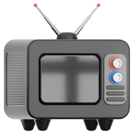 Alter Fernseher  3D Icon