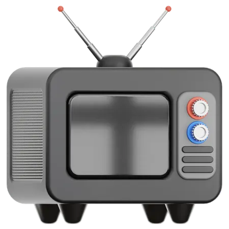 Alter Fernseher  3D Icon