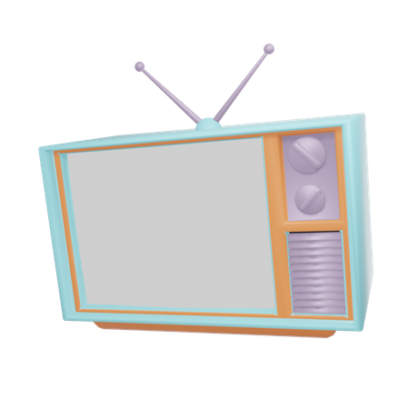 Alter Fernseher  3D Icon
