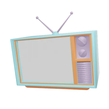 Alter Fernseher  3D Icon