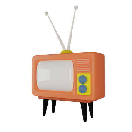 Alter Fernseher  3D Icon