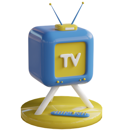 Alter Fernseher  3D Illustration