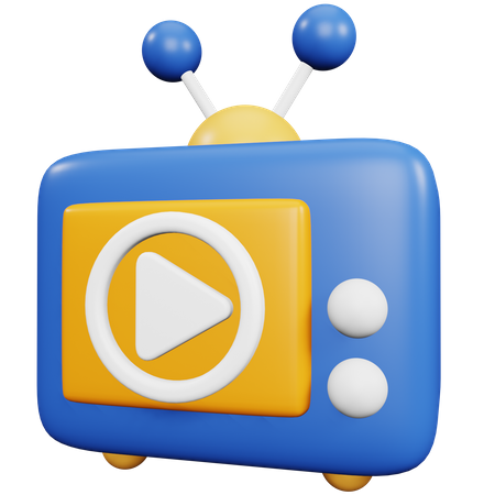 Alter Fernseher  3D Icon