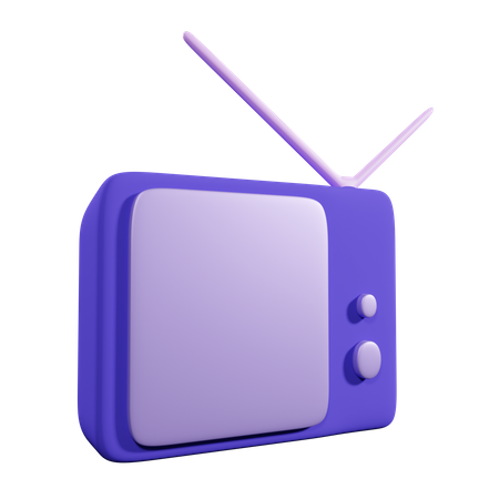 Alter Fernseher  3D Icon